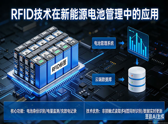 RFID为新能源电池装上“数字护照”，筑牢全链路安全防线